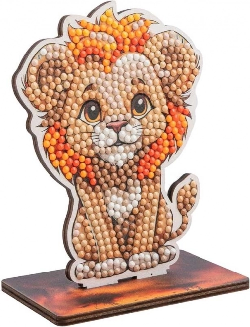 Diamantmaling Safari: Løve