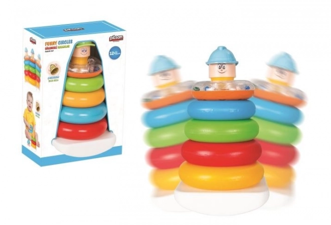 Sammenfoldelig pyramide med figur