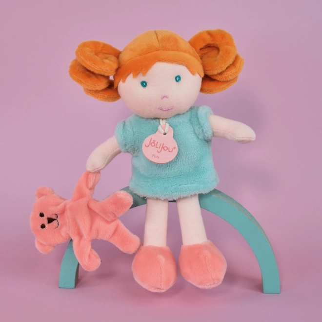 Doudou Jolijou Dukke Miss Mint 21 cm