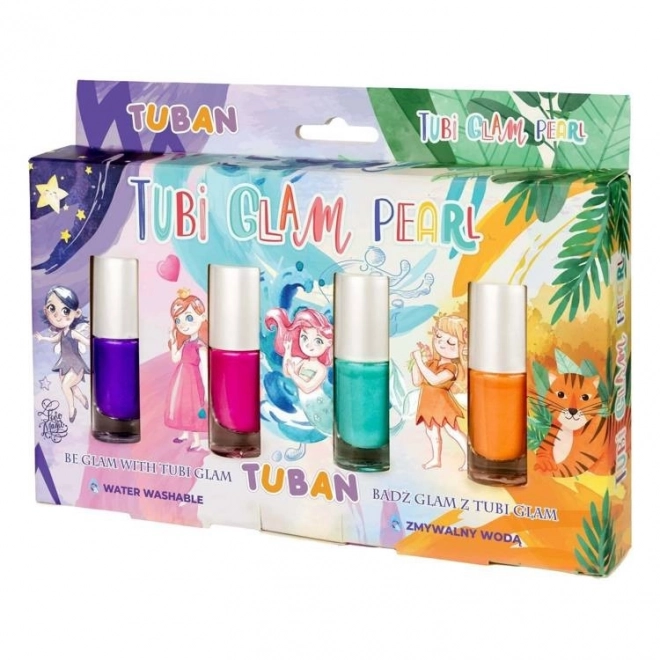 Neglelak Tubi Glam sæt 4 stk - perlemor