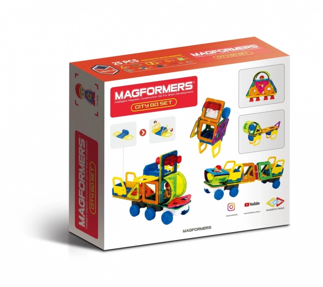 Magnetiske klodser City Go Set 25 stk