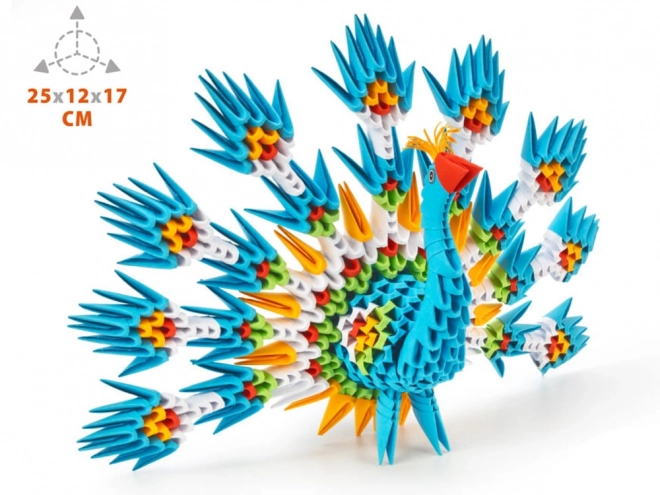 Kreativ Origami 3D Påfugl af Alexander