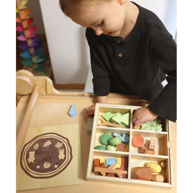 Skovsæt med træklodser Tooky Toy