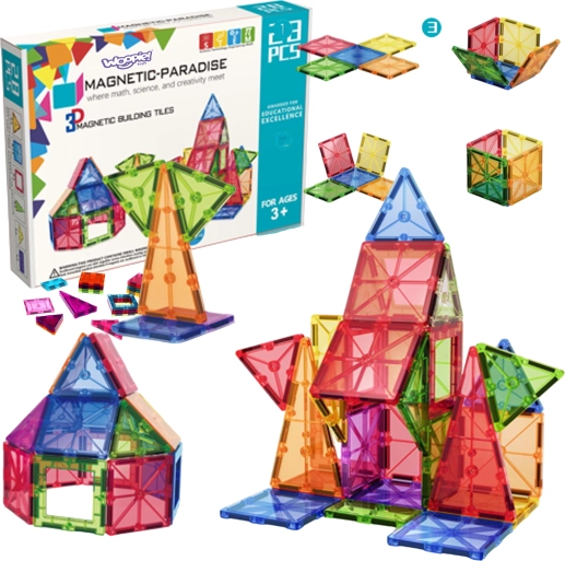 Magnetiske byggesæt Montessori 3D fra WOOPIE