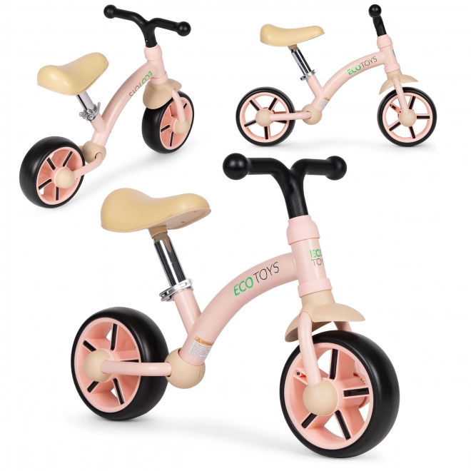 Børneløbecykel ECO TOYS pink