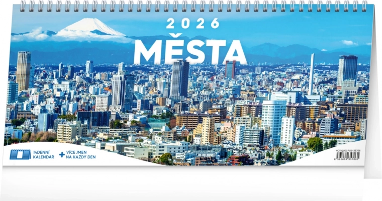 Bordkalender Byer 2026, 14-dages
