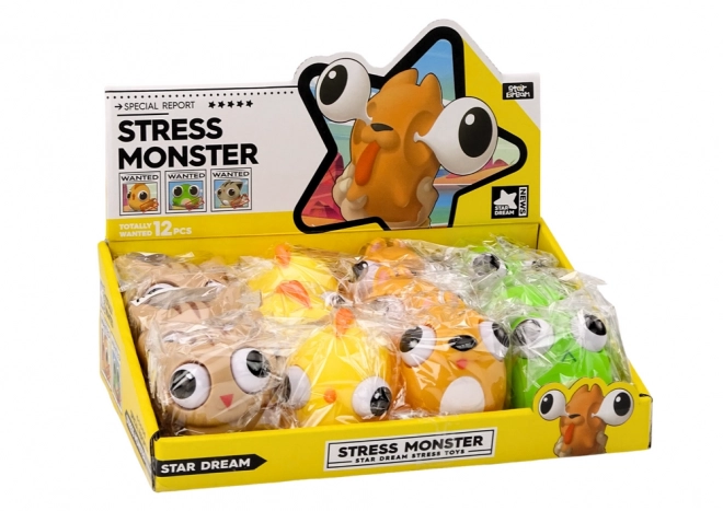 Antistress Legetøj Happy Monster Squish Sensory MIX