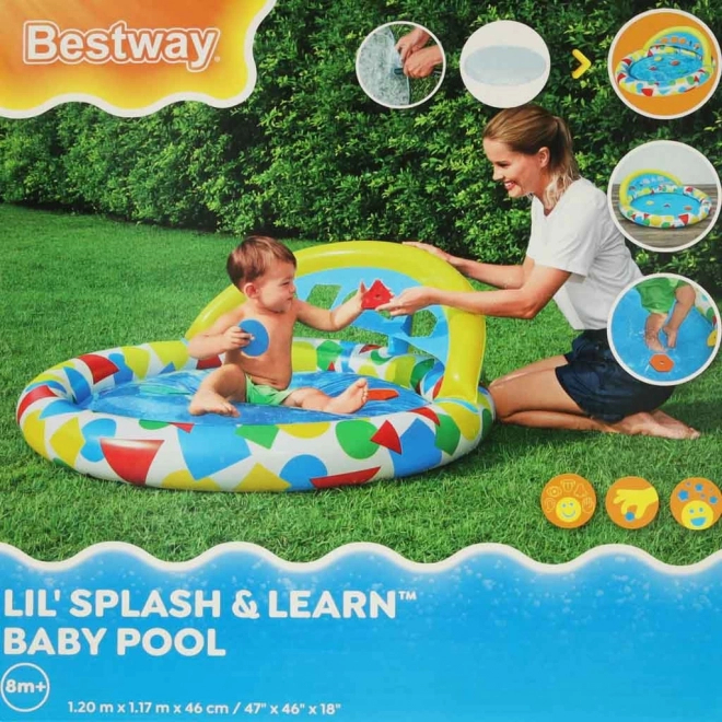 Børnebassin med pude BESTWAY