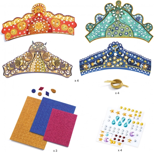DIY Glitrende kroner DJECO