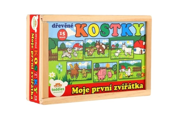 Træklodser Mine første dyr 15 stk