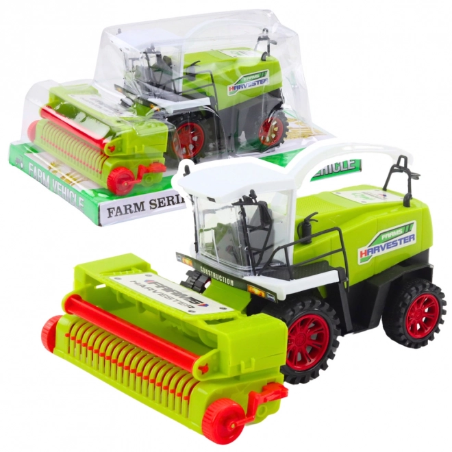 Grøn landbrugsmaskine legetøj traktor med motor