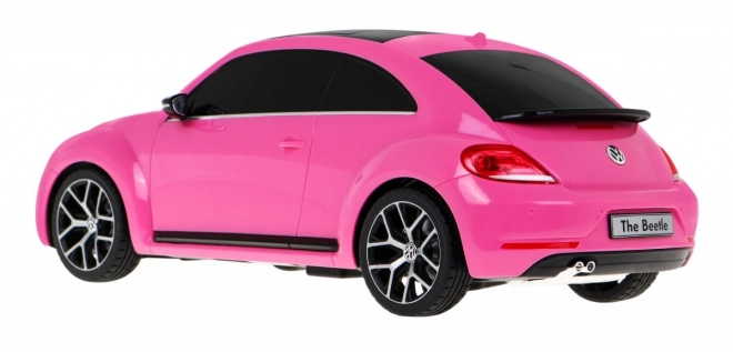 Fjernbetjent bil R/C Volkswagen Beetle Rastar 1:14 lyserød