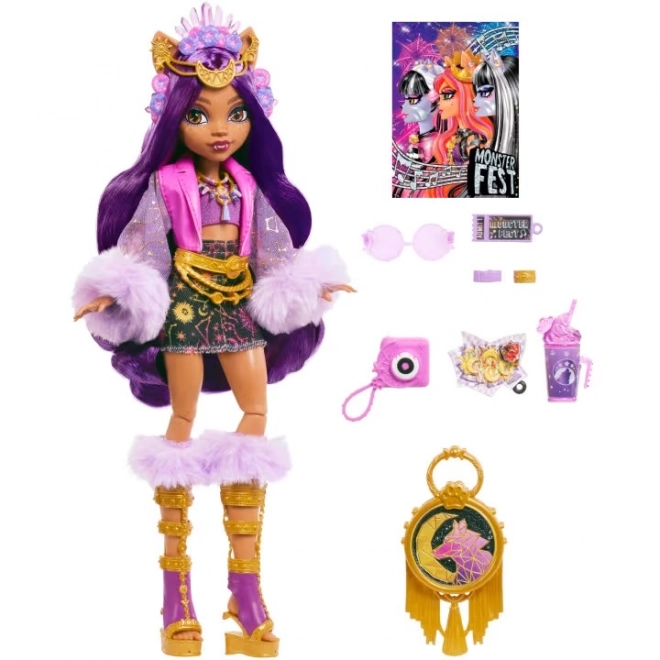 Barbie Monster Fest dukke - clawdeen HXH80