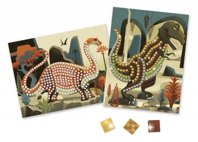 Mosaikbilleder Dinosaurer fra Djeco