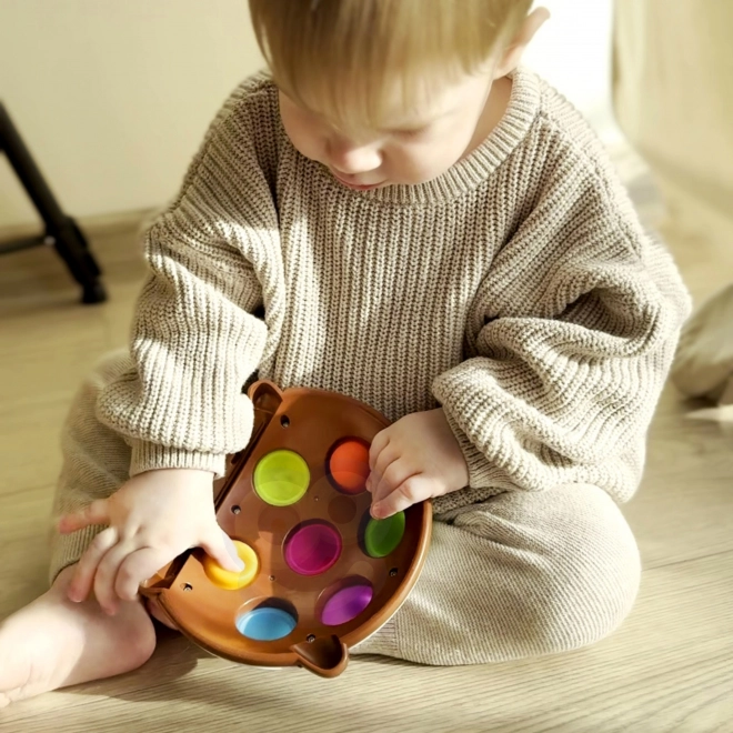 Pindsvin Pop-it med tal WOOPIE Fidget Legetøj