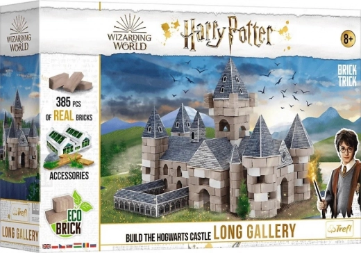 TREFL Brick Trick Harry Potter Lang gallerigang XL byggesæt af ægte mursten (385 dele)