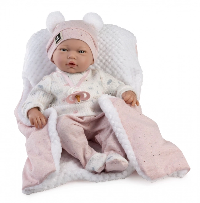 Realistisk Dukke Baby Guca Gala med Blødt Stofkrop 38 cm