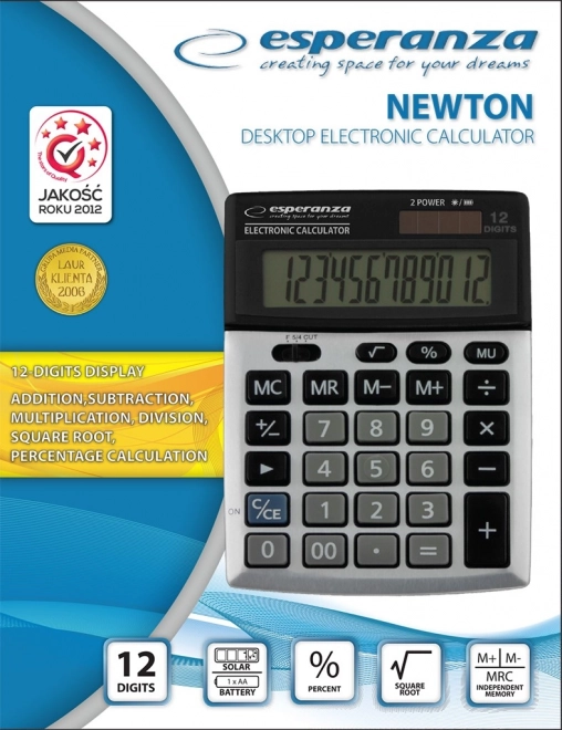 Elektronisk bordregner newton ecl102