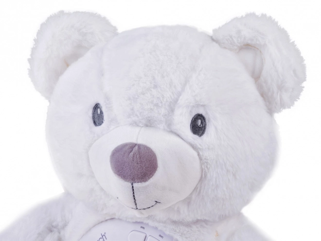 Plys bamse med melodier og projektor