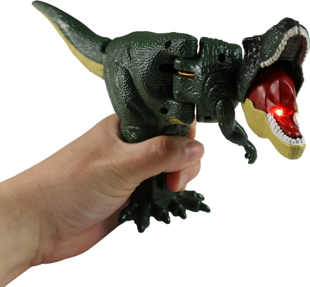 Bevægelig dinosaur T-Rex med lyd og lys
