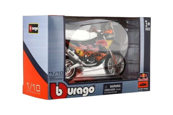 Bburago rød Bull KTM Rally Dakar 2019 motorcykel 1:18