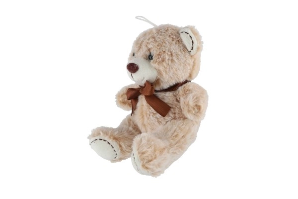 Plys bamse med sløjfe