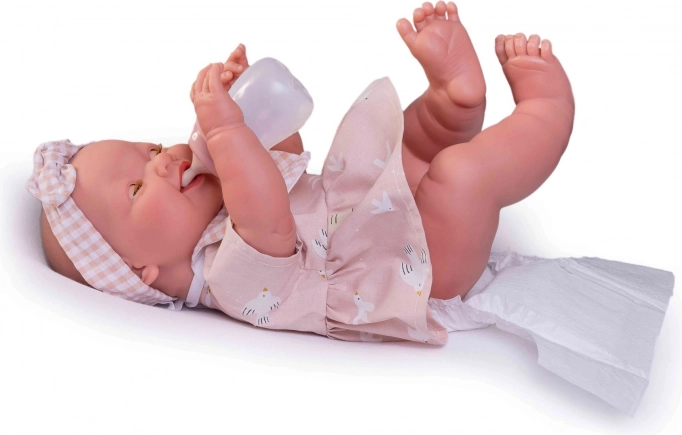 Blinker og tisser som en rigtig baby