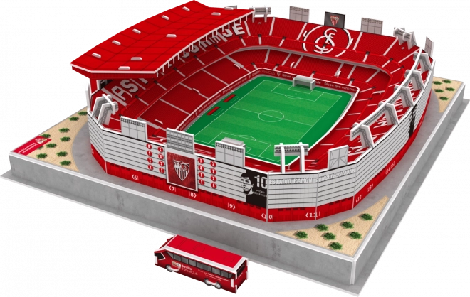 Lysende 3D-puslespil stadion Ramón Sánchez-Pizjuán - FC Sevilla