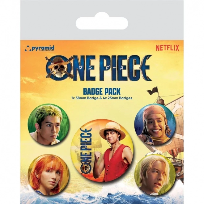 Sæt af One Piece badges