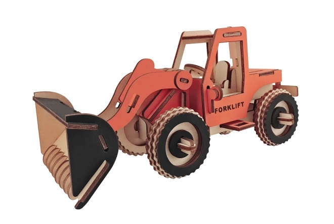 Woodcraft Træ 3D-puslespil Gravko