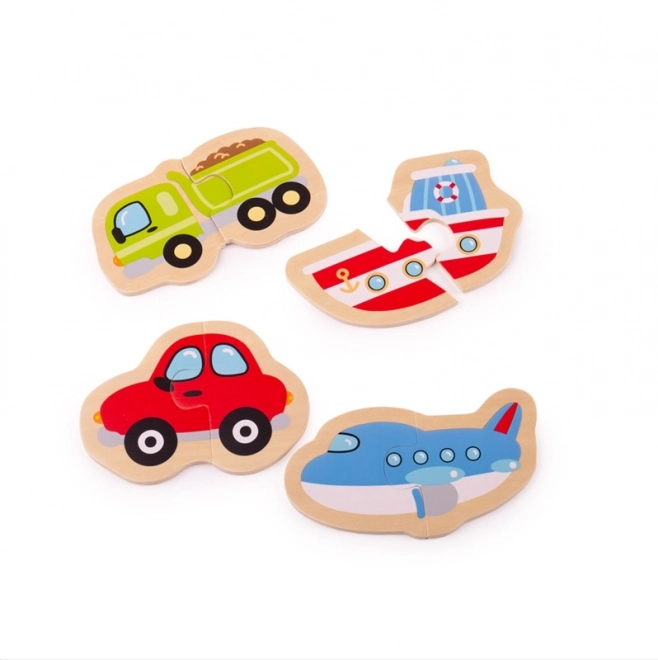 Bigjigs Toys Let Puslespil Transportmidler