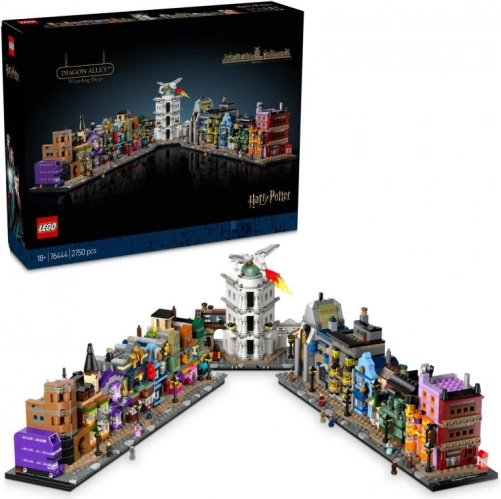 Miniaturemodel Magiske butikker i Diagonalstræde fra LEGO Harry Potter