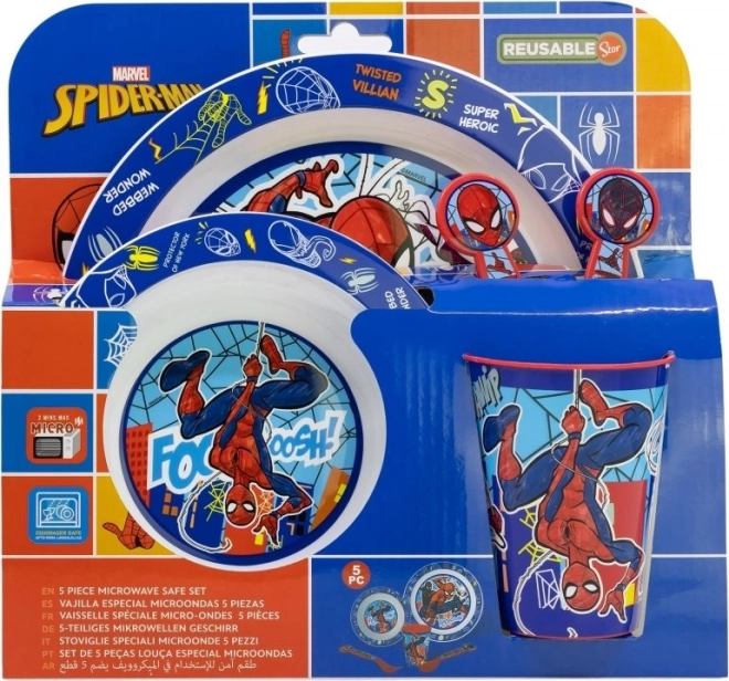 Børnebestiksæt 5i1 Spiderman