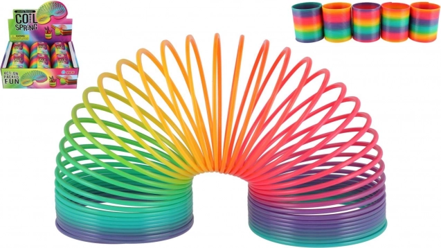 Regnbue plastikspiral legetøj