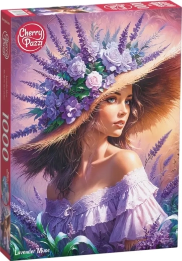Puslespil CHERRY PAZZI Lavendel-muse 1000 brikker