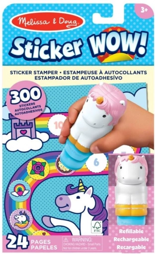 Klistermærkesæt UNICORN – genanvendelige klistermærker
