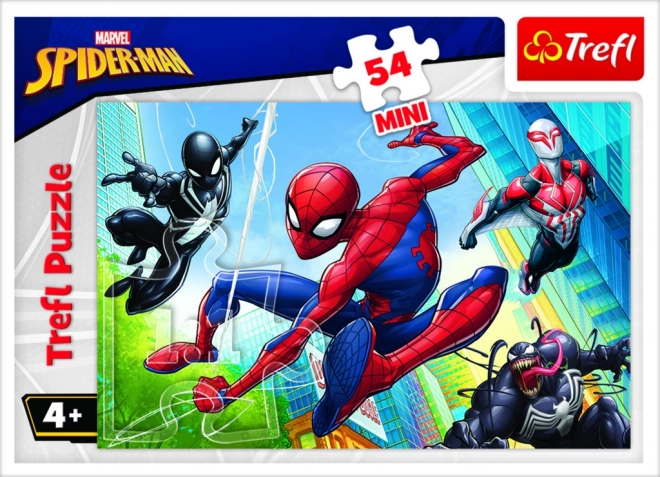 Minipuslespil 54 brikker Spider-Man fra Trefl