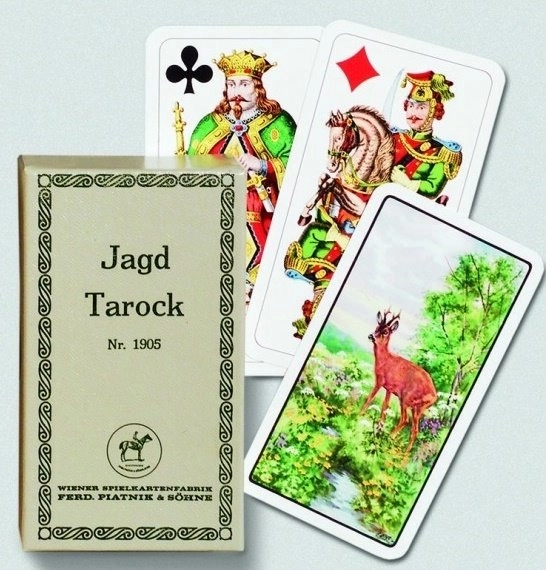 jagttarok – kortspil for 4 spillere, 54 kort