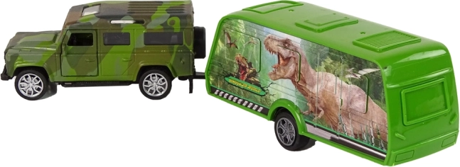 Trailer med dinosaurtema