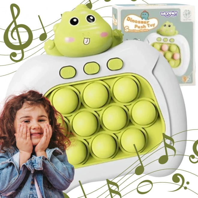Woopie anti-stress spil POP IT Dinosaur grøn