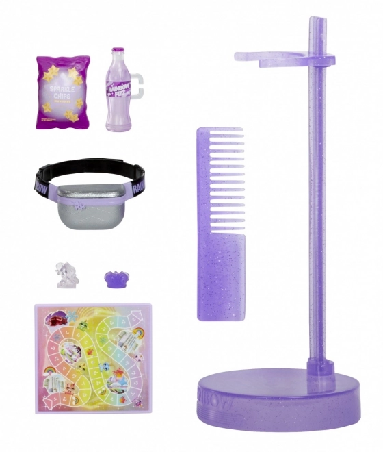 Rainbow High Glimmer & Skinne Mode dukke - Viola (Lilla)