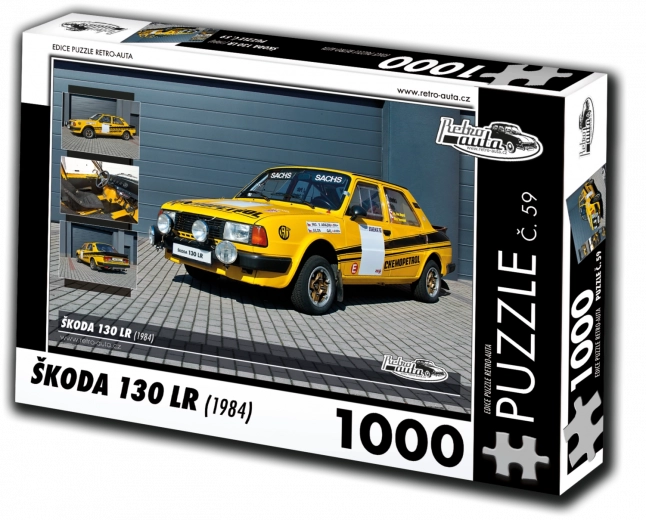Puslespil RETRO-AUTA Škoda 130 LR 1000 brikker