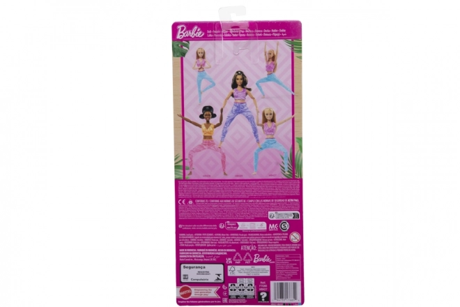 Barbie i bevægelse - Blondine med blå leggings HRH27