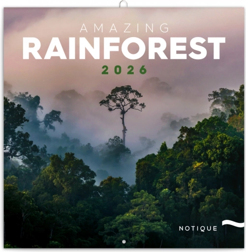 Noteskalender Rainforests 2026
