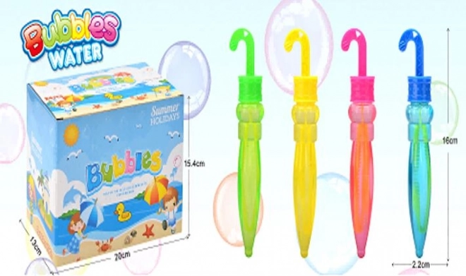 Bobleblæser paraply 30 ml 15 cm