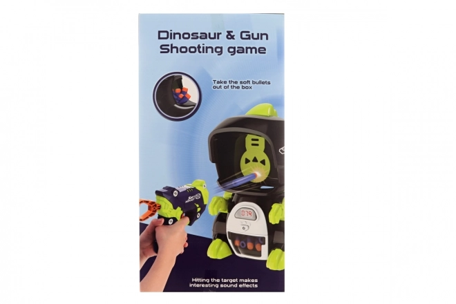 Pistol med dinosaurmål og tæller