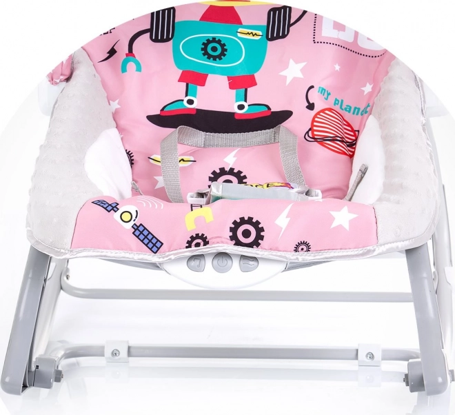 CHIPOLINO Babystol vibrerende 2i1 Baby Spa Pink