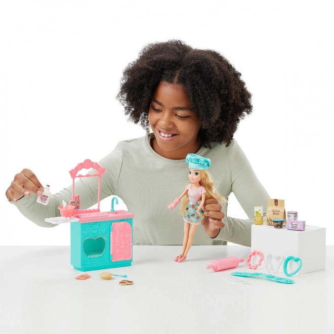 Bagesæt Sparkle Girlz med dukke 27 cm
