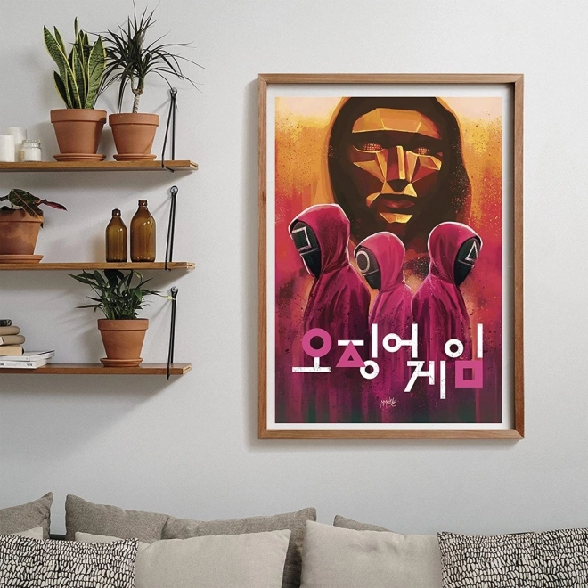 Puslespil 1000 brikker Netflix Squid Game