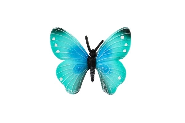 Tropisk sommerfugl Morpho Helena zooted plast 7cm i pose